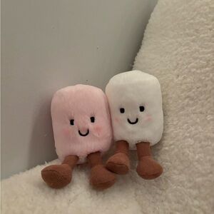 Jellycat Pink and Yellow Marshmallows